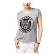 thumbnail image 1 of Mighty Fine - Camiseta gráfica para mujer con diseño de ringer de los Bayside Tigers, gris, pequeña, 1 of 2