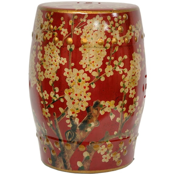 Sakura Blossom Garden Stool