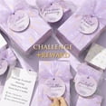 thumbnail image 3 of Christmas Gifts for Tween & Teen Girls, 10 PCS Birthday Gifts Basket Trendy Stuff with Empowering Tasks, Self Care Relaxing Spa Beauty Advent Calendar Wrapped Gifts Box, Purple, 3 of 7
