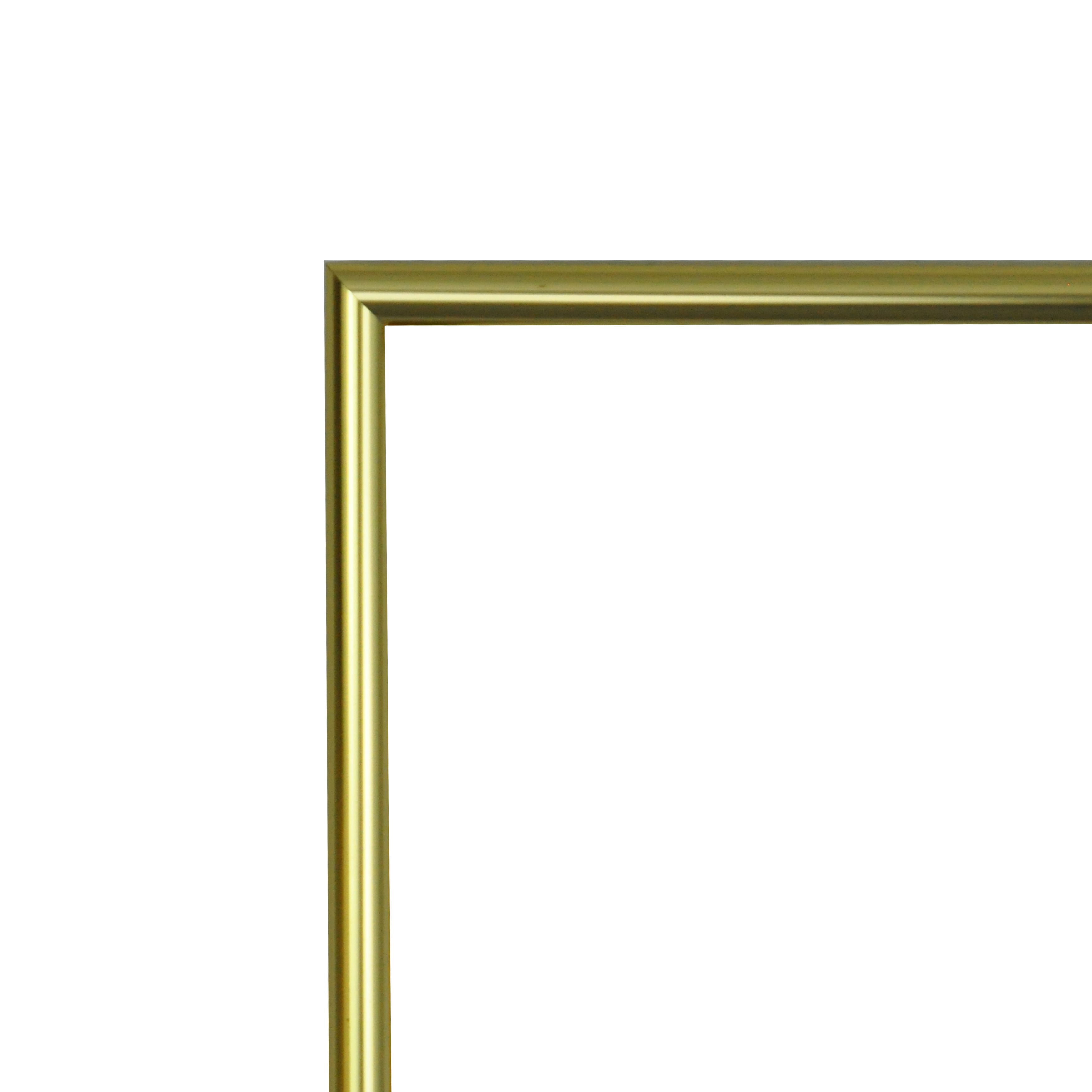 Rayne Mirrors Tango Polished Gold Slender Body Mirror 15.25 x 54.25