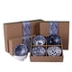 thumbnail image 3 of Juego de vajilla de cerámica para regalo, cuenco y cuchara con caja de regalo, porcelana azul y blanca de color esmaltado, regalo de apertura, 3 of 4