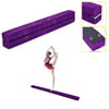 Ktaxon Folding Gymnastics Balance Beam for Skill Performance Training (Purple, 7 ft)
