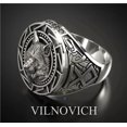 thumbnail image 2 of HOOUN Gothic Punk Stainless Steel Men Ring Skull Rings Party Band Jewelry Size 6-12-9-Style 7, 2 of 2