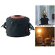 thumbnail image 3 of Accesorios Depósito de Almacenamiento de cilindros Bolsa de bolsillo resistente a las caídas Accesorios para la tapa del recipiente de Negro 80mmx120mm Sunnimix Tapa del recipiente de gas, 3 of 8