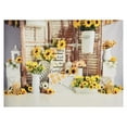 thumbnail image 1 of 2.1 * 1.5m/ 7 * 5ft Photography Background Portrait Photography Backdrops with Flowers Pattern Photo Studio Props for Portrait Product Photos Party Decoration, 1 of 6