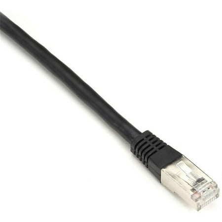 UPC: 0822088023869 | Black Box Network Services EVNSL0272BK-0010 CAT6 250-MHz Shielded Stranded Patch Cable SSTP – 26 AWG  Black – 10 ft.