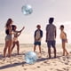 thumbnail image 3 of Toystoory Lentejuelas inflables pelota de playa PVC transparente agua al aire libre piscina lago río juego para chico niños Deportes acuáticos, 3 of 6