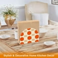 thumbnail image 6 of Yayeee Napkin Holder for Table Set of 2 Kitchen Paper Tissue Organization, Orange Geometric Circles, 6 of 8