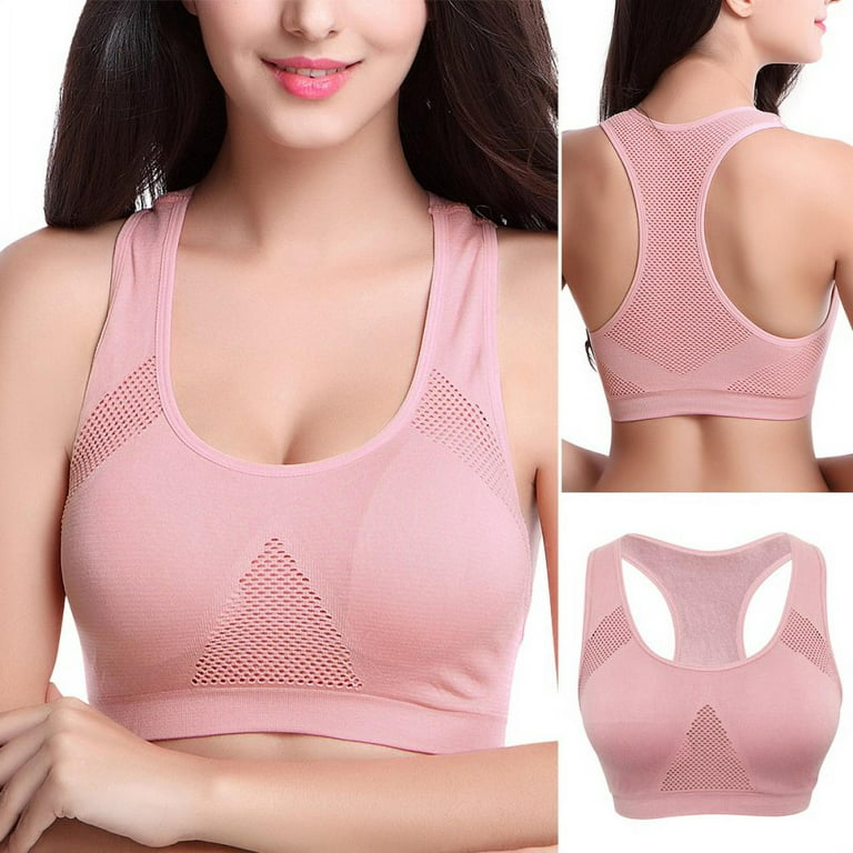 Fitness Bra Padded Cosy Wirefree Bralette Women's Seamless Double