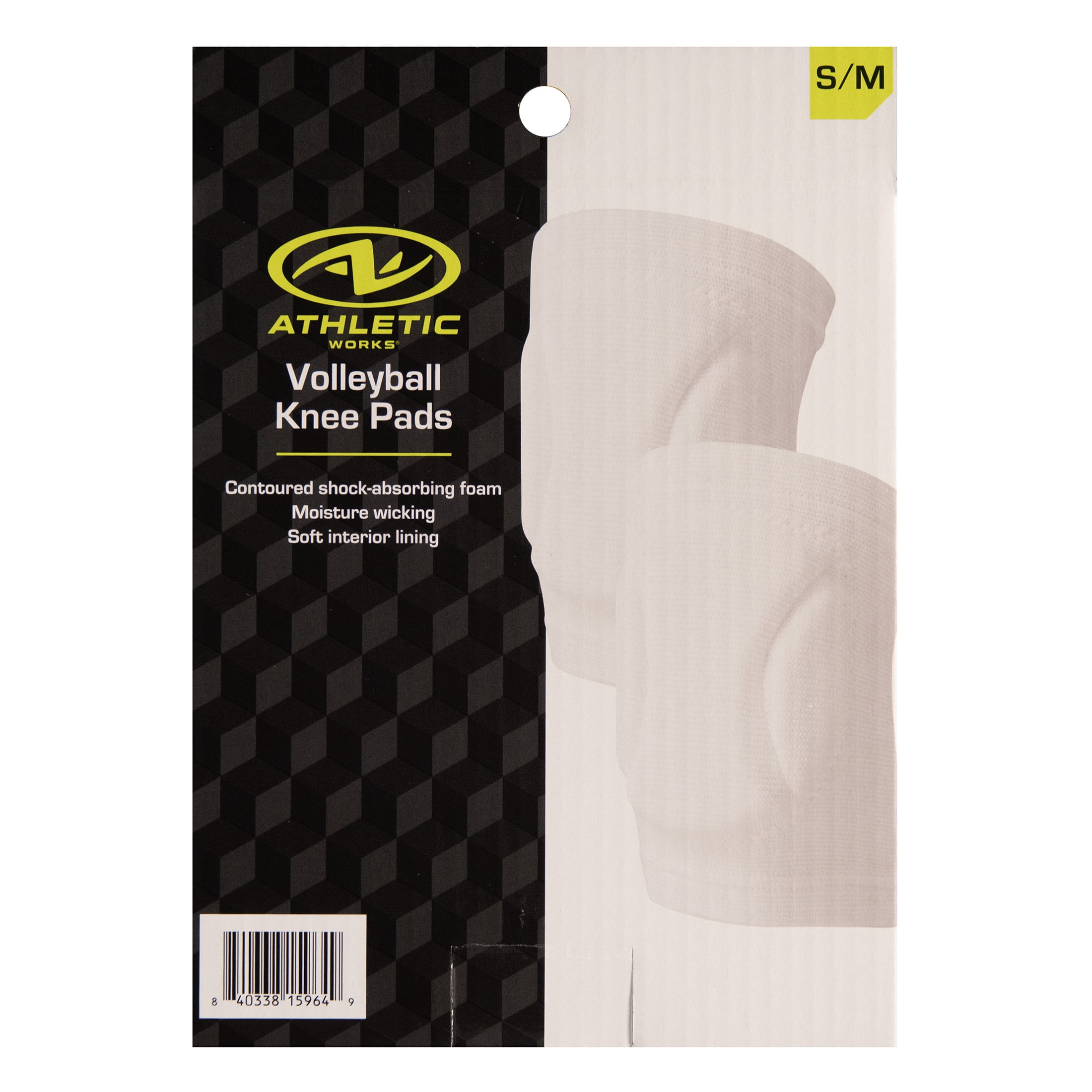 Athletic Works Volleyball Knee Pads, Unisex, Size S/M