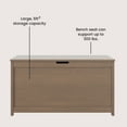 thumbnail image 6 of Child Craft Harmony 33" Kids Toy Box Storage Chest, Dusty Heather, 6 of 9