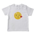 thumbnail image 1 of Embrasser le Coeur Smiley Emoji Fille T-shirt, 1 of 1