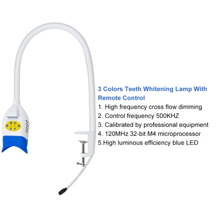 Dental Teeth Whitening Machine Bleaching Accelerator Cold LED Light Lamp Remote 3 Colors