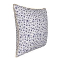 thumbnail image 2 of Haiem Blue Dandelion Print Velvet Soft Solid Decorative Square Throw Pillow Covers Set with Elegant Piping Christmas Cushion Case for Sofa Bedroom Car-18"x18", 2 of 8