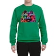 thumbnail image 2 of Cute and Colorful Pomeranian Dog Animal Lover Unisex Crewneck Graphic Sweatshirt, Kelly, Small, 2 of 3