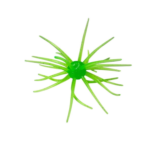 1Pcs Sea Urchin Bait,Floating TPR Dice Baits for Bass Fishing,Soft Realistic Fuzzy Dice Fishing Lure for Trout, Bass, Crappie, Freshwater, Saltwater