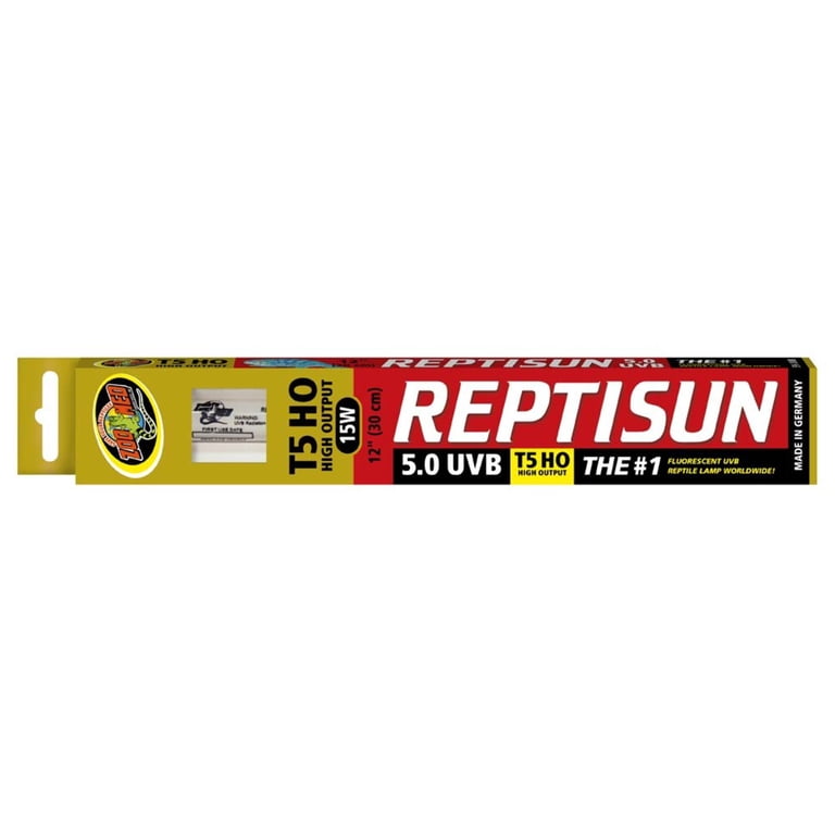 REPTISUN 5.0 UVB T5 HO 39W UVランプ Zoo Med Laboratories Terrarium Light Bulb, Reptisun® 5.0 UVB T5