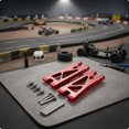 thumbnail image 4 of twisto 2 Pieces Aluminum Rear Lower Dampening Arm Direct Replacement CNC Rear Lower Arm Lightweight Aluminum Dampening Arms for Racing, off-Road-Road, Red, 4 of 10