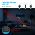 thumbnail image 5 of Alarm Clock, AMIR Projection Alarm Clock 7.9" LED 180° Rotatable Date Temperature Display Dimmer Snooze Night Mode Digital Alarm Clock for Bedroom Kids Room Elderly Black, 5 of 11