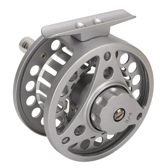 Fly Fishing Reel 3/4 Fly Fishing Reel All Metal Fly Fishing Reel Fishing With Machined Aluminium Body Silver Sealed Fly Fishing Reel for Fresh and Salt Water