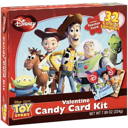 Disney Pixar: Toy Story Valentine Candy Card Kit, 7.89 oz