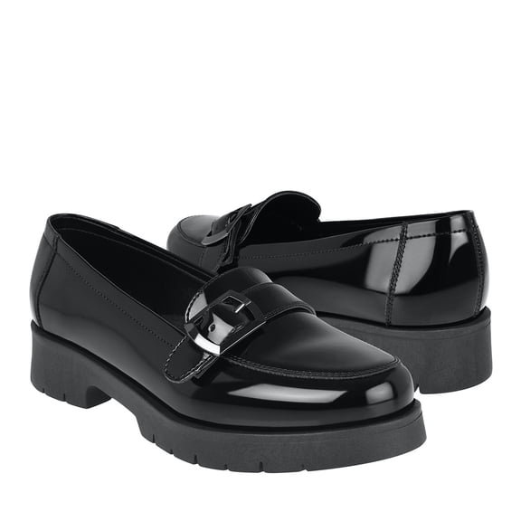 MOCASINES DAMA JOVEN STYLO 0200 CHAROL NEGRO 20-25