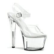 Pleaser Womens Sky-308 Ankle-Strap Sandal