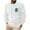 White, variant on Maean Men's Big and Tall Shirts Long Sleeve Tee Crew Neck Oversize Pullover Tops Casual Loose T Shirts