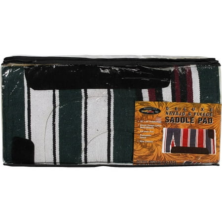 Heartland Deluxe Navajo & Fleece Saddle Pad, 30"x30", Multicolor