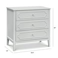 thumbnail image 2 of DaVinci Chloe Regency 3-Drawer Dresser in Fog Grey, 2 of 10