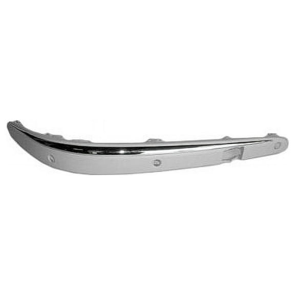 Right Passenger Side Bumper Impact Strip - Compatible with 2003 - 2006 Mercedes-Benz E320 2004 2005