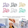thumbnail image 5 of Juego de 30 clips de papel de gato de colores, clips de metal creativos, lindos clips de papel de gato para niños, libros, notas, carteles de papel, fotos, regalos, escuela, oficina, suministros para, 5 of 5