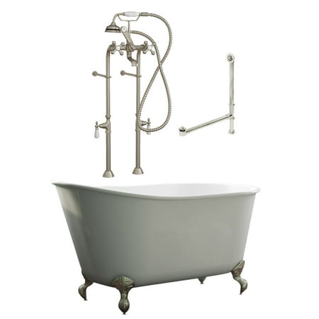 Classic Clawfoot Bathtub - 58