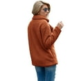 thumbnail image 3 of Womens Winter Fleece Open Front Teddy Bear Sherpa Coat with Pockets Outerwear, 3 of 3