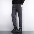 thumbnail image 2 of SanKhan Men's Winter Fleece Pants Sherpa Lined Sweatpants Active Running Jogger Pants Zip Pockets Skiing Pants, 2 of 8