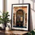 thumbnail image 4 of Welcome Home - Venice Veneto Italy Photography Architecture Vintage Rustic Travel Poster City Art Deco Black Framed Wall Art Print 11 x 14 inches, 4 of 8