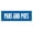 Blue, variant on Signs ByLITA Basic Pans and Pots Sign (Black) - Small