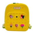 thumbnail image 2 of Bolsa de playa con agujero, bolsa de almacenamiento, creativa, versátil, bonita, cesta de playa para viajes y fiestas. amarillo, 2 of 9
