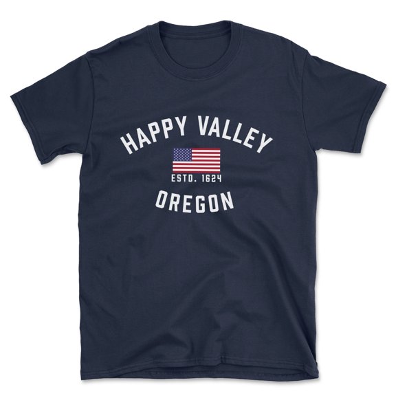 Happy Valley Oregon Patriot Men's Cotton T-Shirt