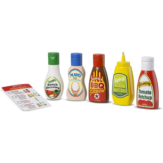 Condimentos Favoritos Melissa & Doug con 5 Accesorios Infantil Multicolor Melissa & Doug MD-5865574