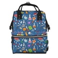 thumbnail image 1 of Fotbe Different Chemical Things Mochila Maternidad - Lona de Sarga Impermeable, Mochila de Pañales de Gran Capacidad con Múltiples Bolsillos y Correas Ajustables, 1 of 6