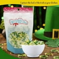 thumbnail image 6 of St. Pat's Luck | Green Shamrock Sprinkles with White and Yellow Decorettes | 4 oz Resealable Stand Up Bag | St. Patrick's Day Themed Sprinkle Blend | Cake Decorating Sprinkles, 6 of 6