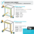 thumbnail image 4 of Home Zone Living 7.6 Gallon Steel Garbage Can with Mounting Frame, Hardware, Liner, and Guide, 4 of 11