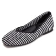thumbnail image 2 of Zapatos planos informales Frank Mully para mujer, punta cuadrada, malla tejida, 2 of 8