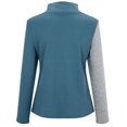 thumbnail image 5 of Moda mujer casual manga larga o-cuello patchwork señoras tops sudaderas Fridja  fhghd985, 5 of 5