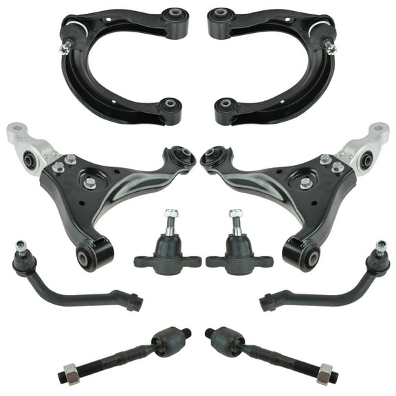 10 Piece Steering & Suspension Kit Control Arms Ball Joints Tie Rod Ends New PSA52476