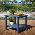 thumbnail image 5 of EastVita Outdoor Side Table 18 X 15 Inch Hdpe 2-Tier Patio Side Tables For Outside For Patio Pool Deck Indoor Backyard Navy, 5 of 6