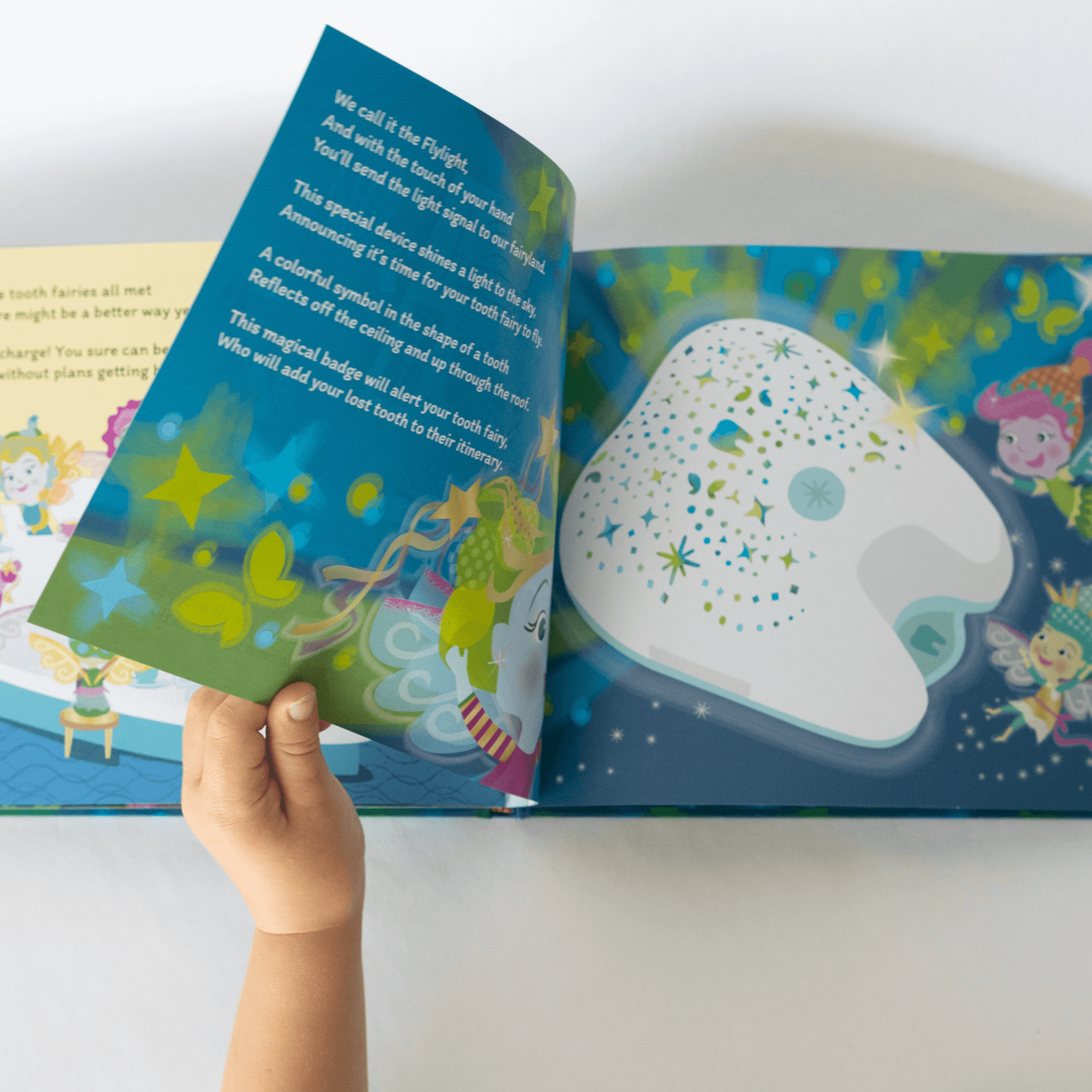 Tooth Fairy Flylight Storybook and Magical Night Light Set - NEW TOOTH FAIRY TRADITION