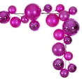 thumbnail image 2 of Vickerman 6' Hot Pink Extra Large Ball Branch Garland, 2 of 4
