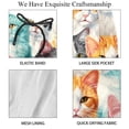 thumbnail image 4 of luoweisi Men's Beach Shorts Quick Dry Swim Trunks with Mesh Lining Cartoon Cat XL, 4 of 5